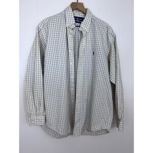 Ralph Lauren Blake Men’s M Cotton Button Down Check Shirt